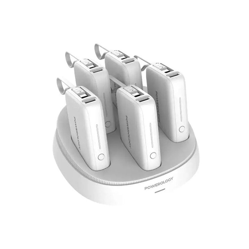 Powerology 5 in 1 10000mAh Power Bank Station PD Powerology 5 in 1 10000mAh Power Bank Station PD